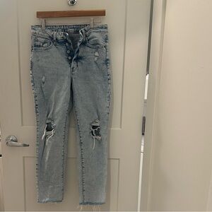 Light Blue Distressed Old Navy Women's Jeans